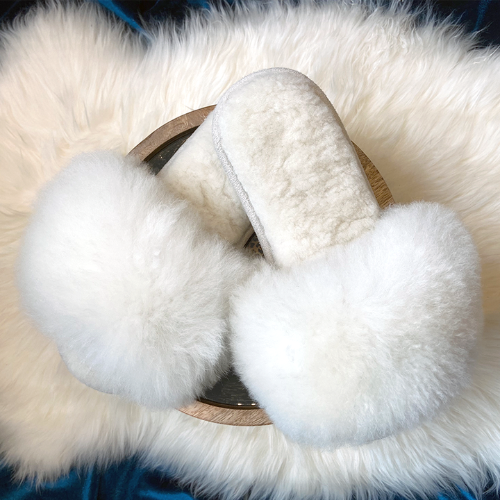 Alpaca Fur Slippers