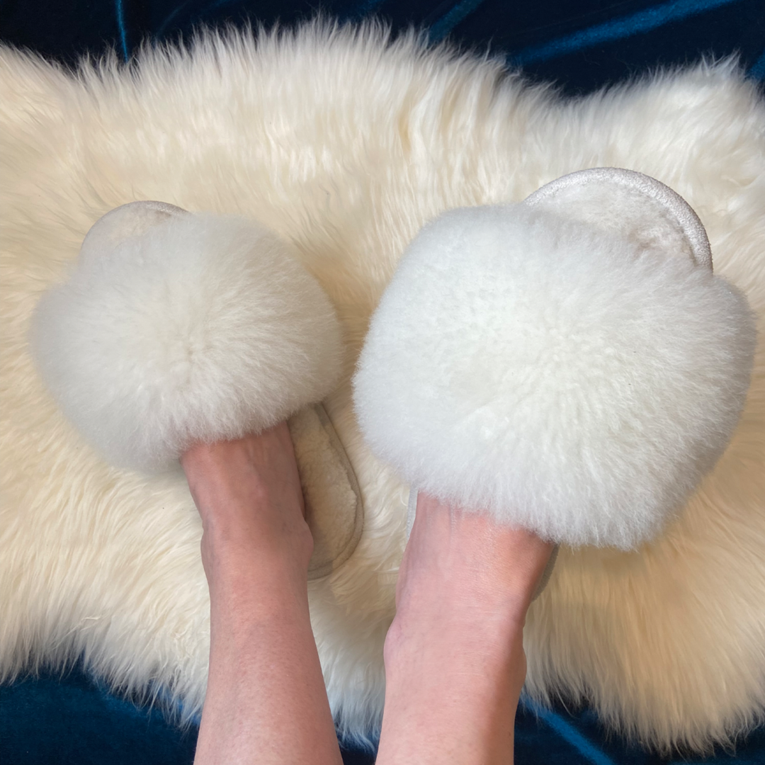 Alpaca Fur Slippers